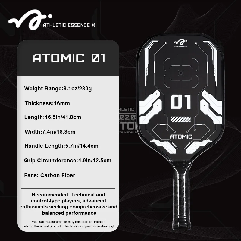 ACE ATOMIC Core Pickleball Paddle Series